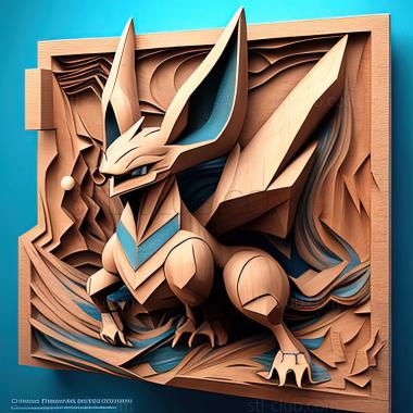 3D model Lost Leader Strategy Lucario Wave Bomb of Anger (STL)